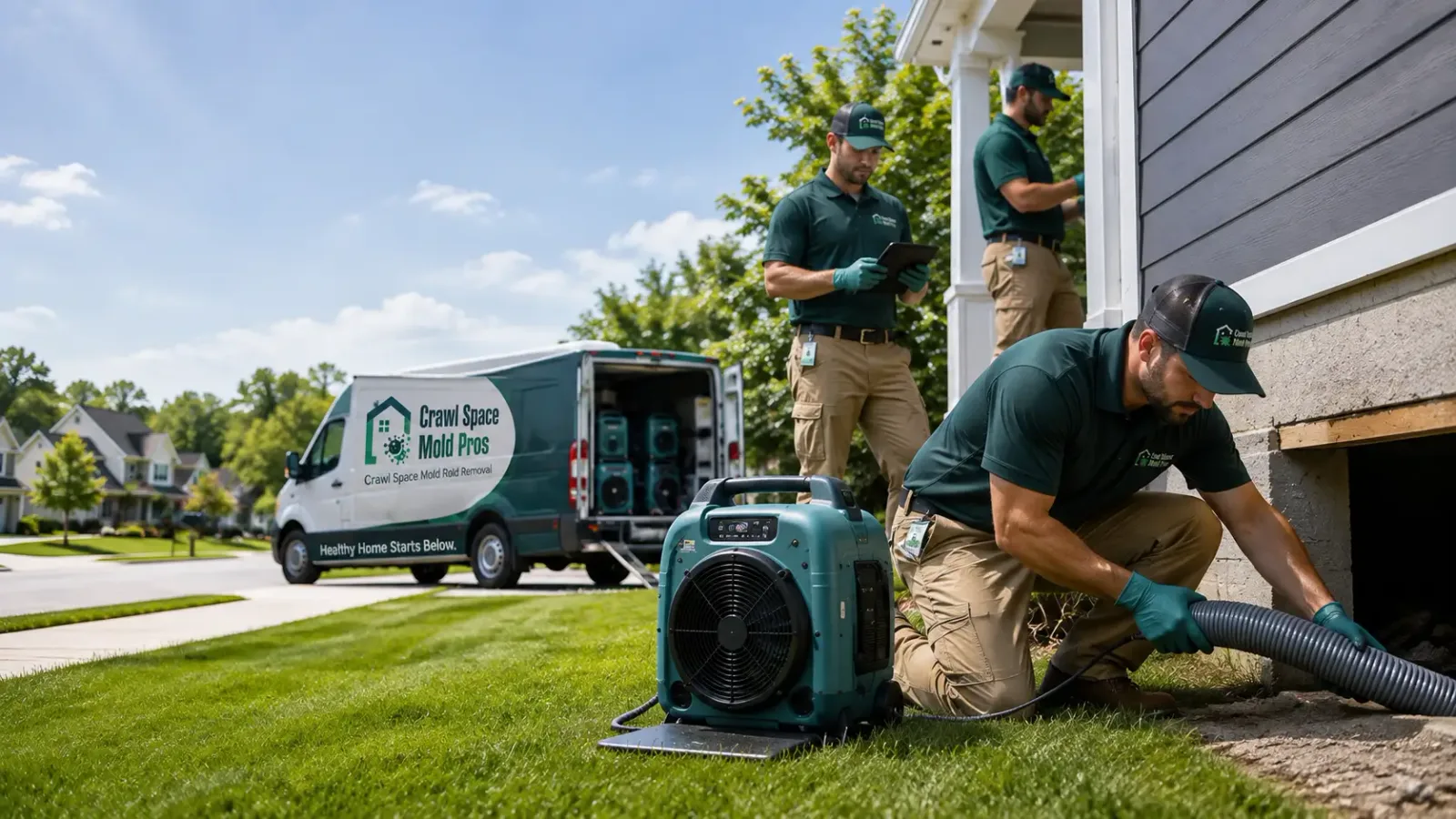 Crawl Space Mold Removal in Abrams, WI